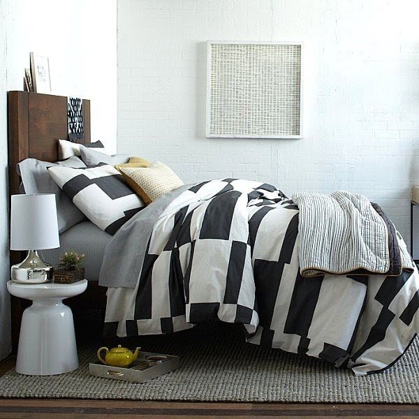 Black and white stripe bedding 28