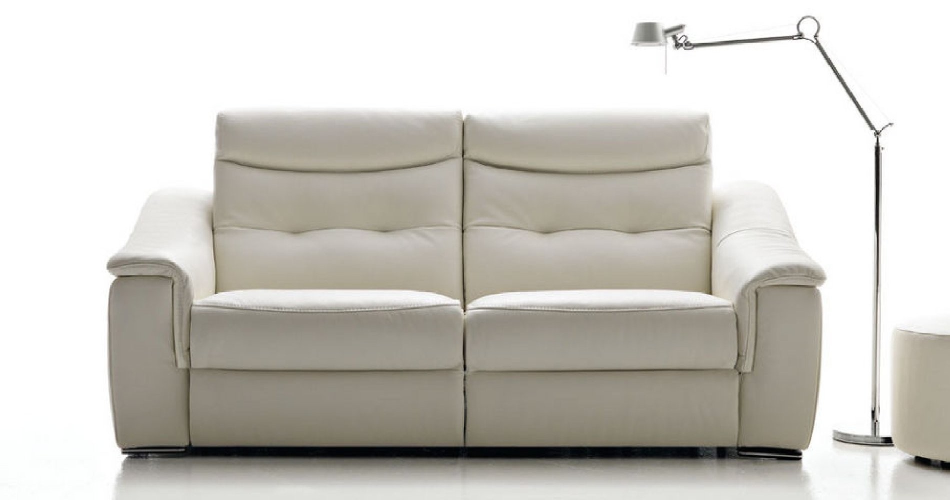 Contemporary sofa leather reclining monza rosini 3