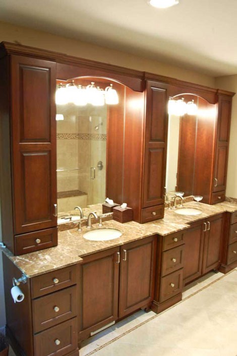 Distinct cabinetry for discriminating tastes bathroom remodeling