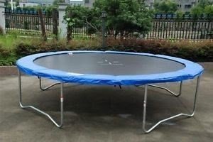 New trampoline 12ft round ladder mat without safety net enclosure
