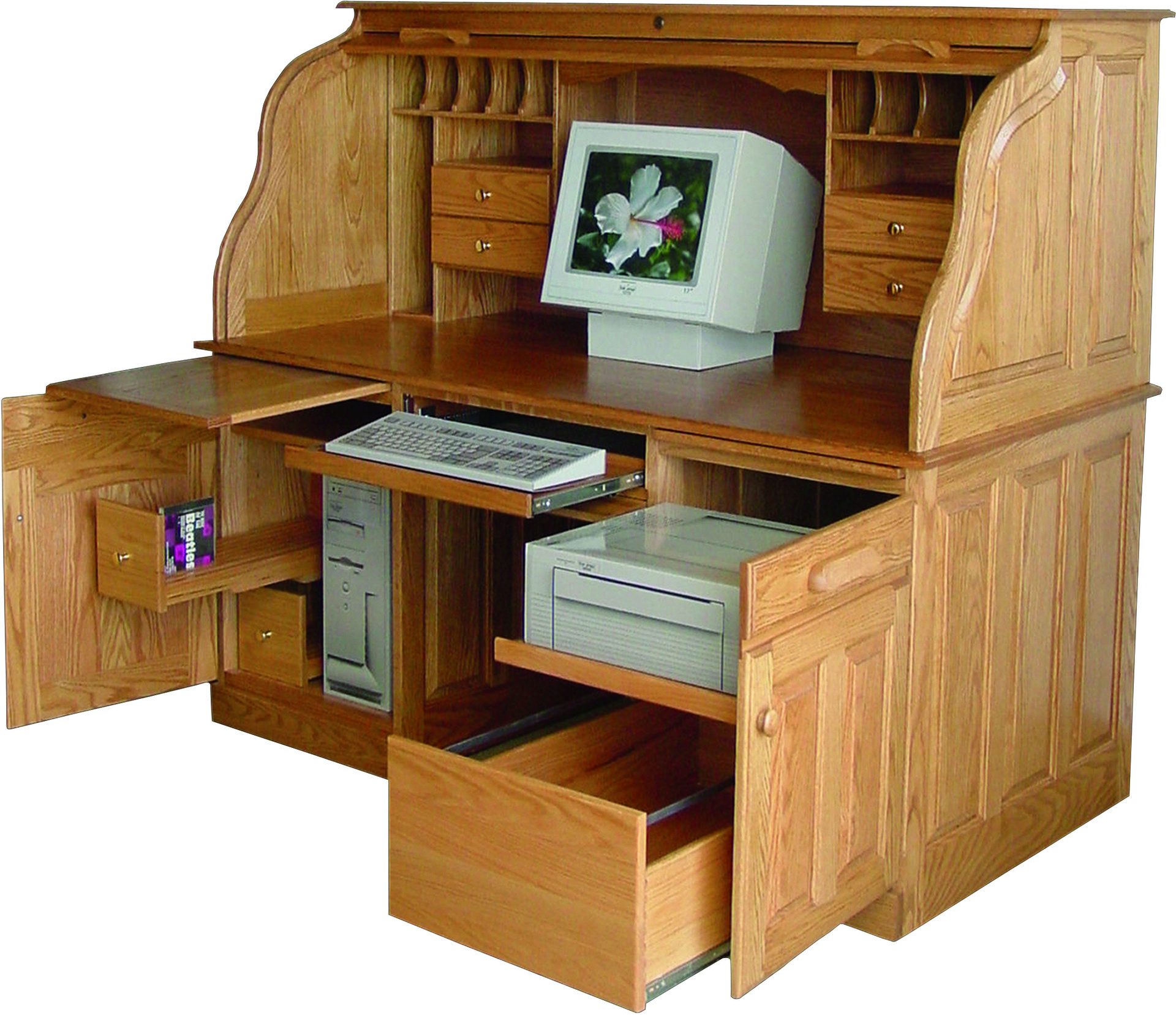 Princeton roll top desk by chelsea home furniture contemporary desks