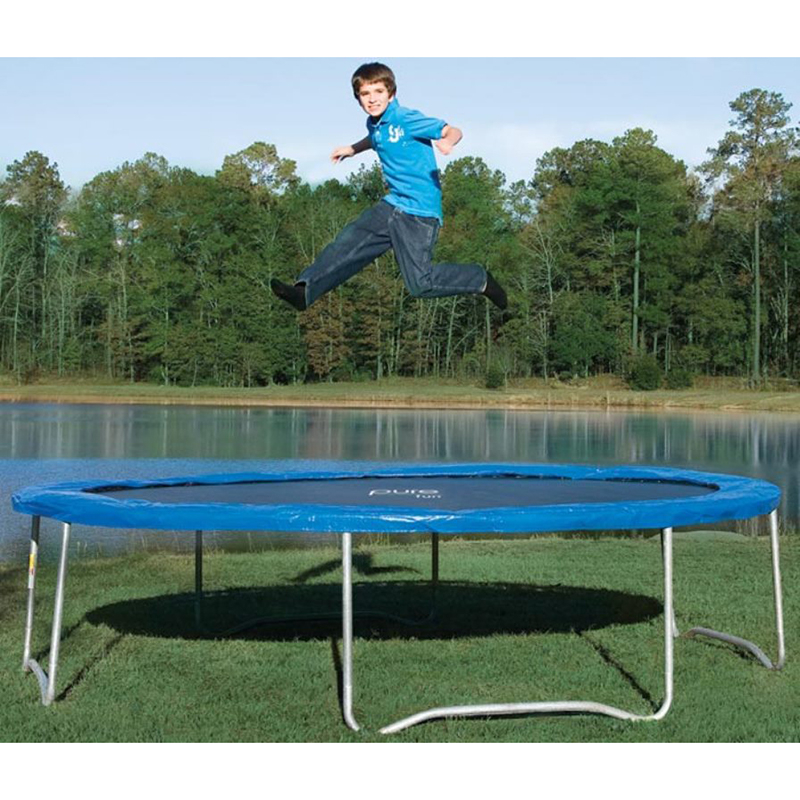 Pure Fun 14 Ft. Trampoline With Optional Enclosure Without Enclosure