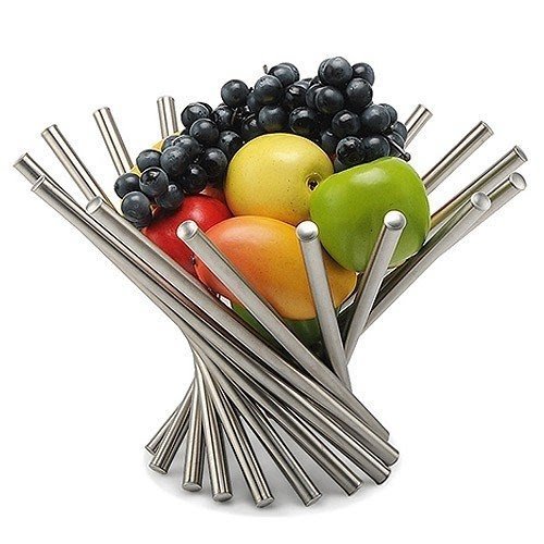 Stainless steel fruit plate fruit bowl fruit font b basket