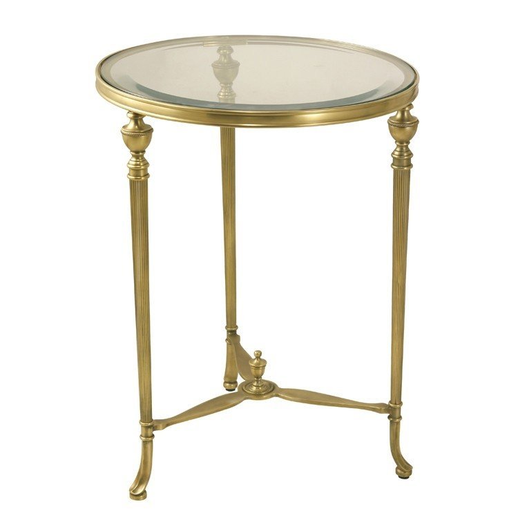 Brass end tables