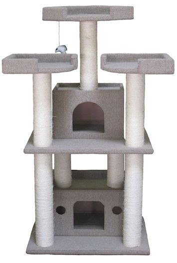 Cat condos cat towers 3 seater sisal cat condo tower
