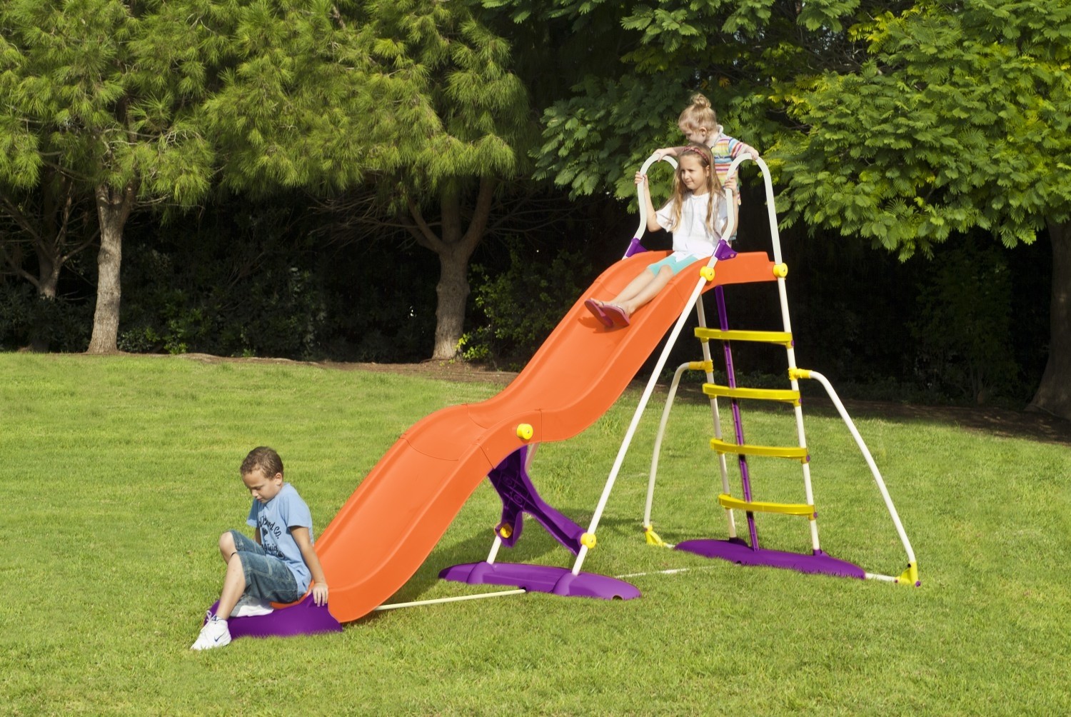 stand alone slide for backyard