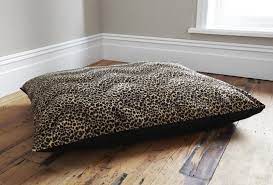 Dog bed leopard print