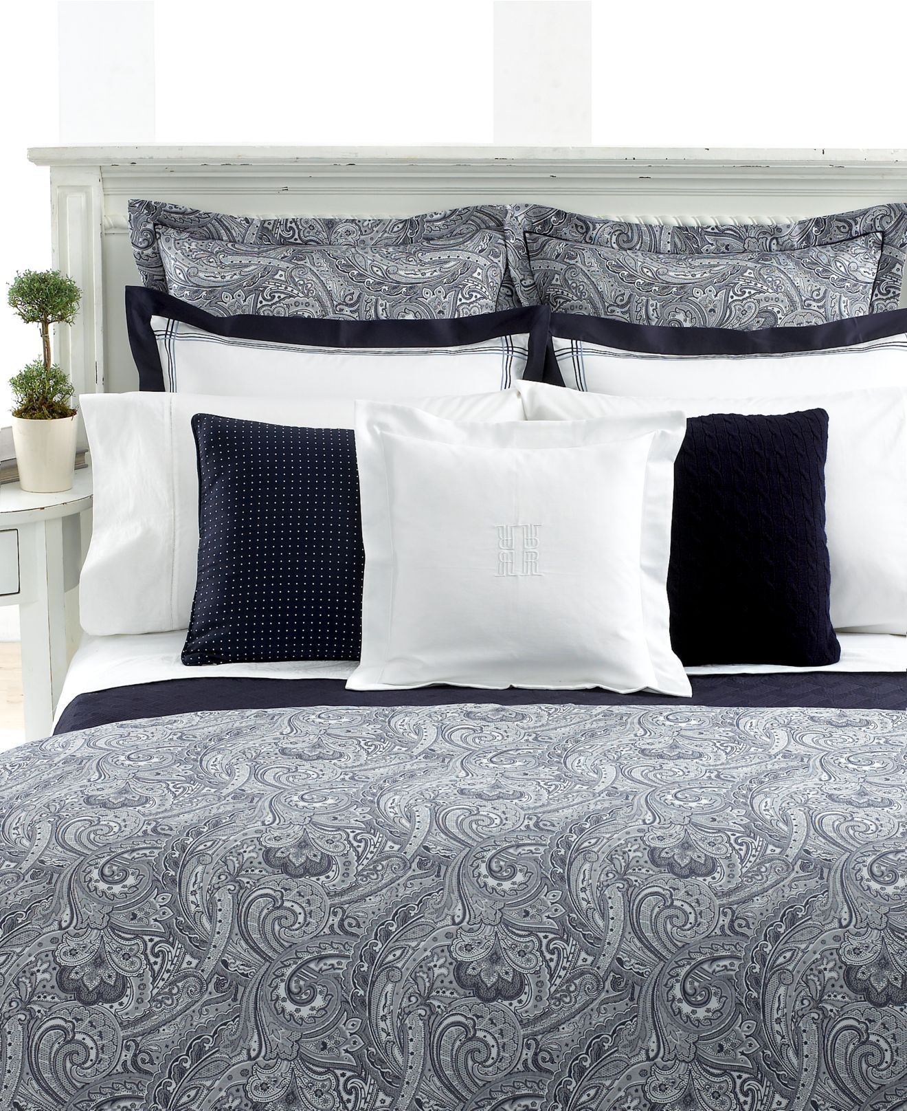 Gray Paisley Comforters Foter