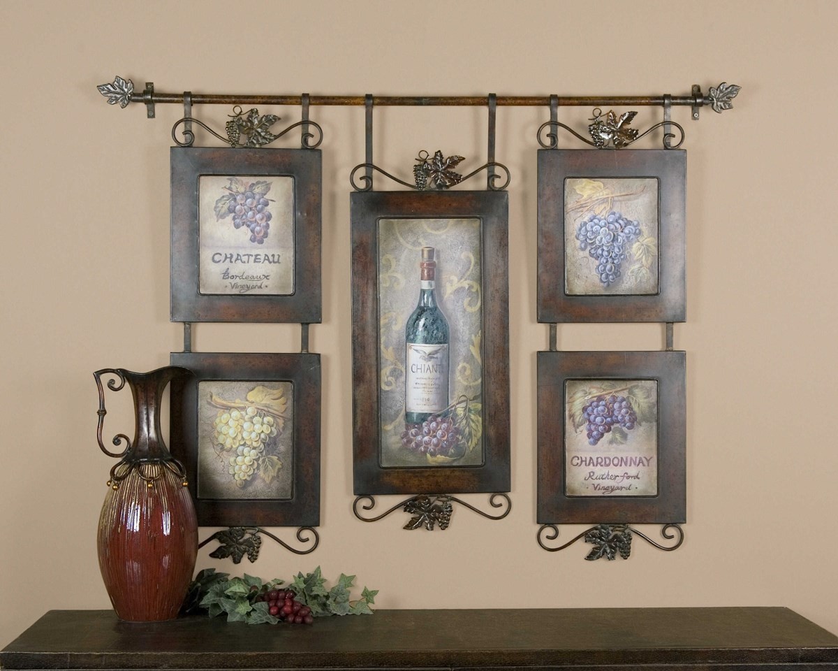 Hanging photo collage frames