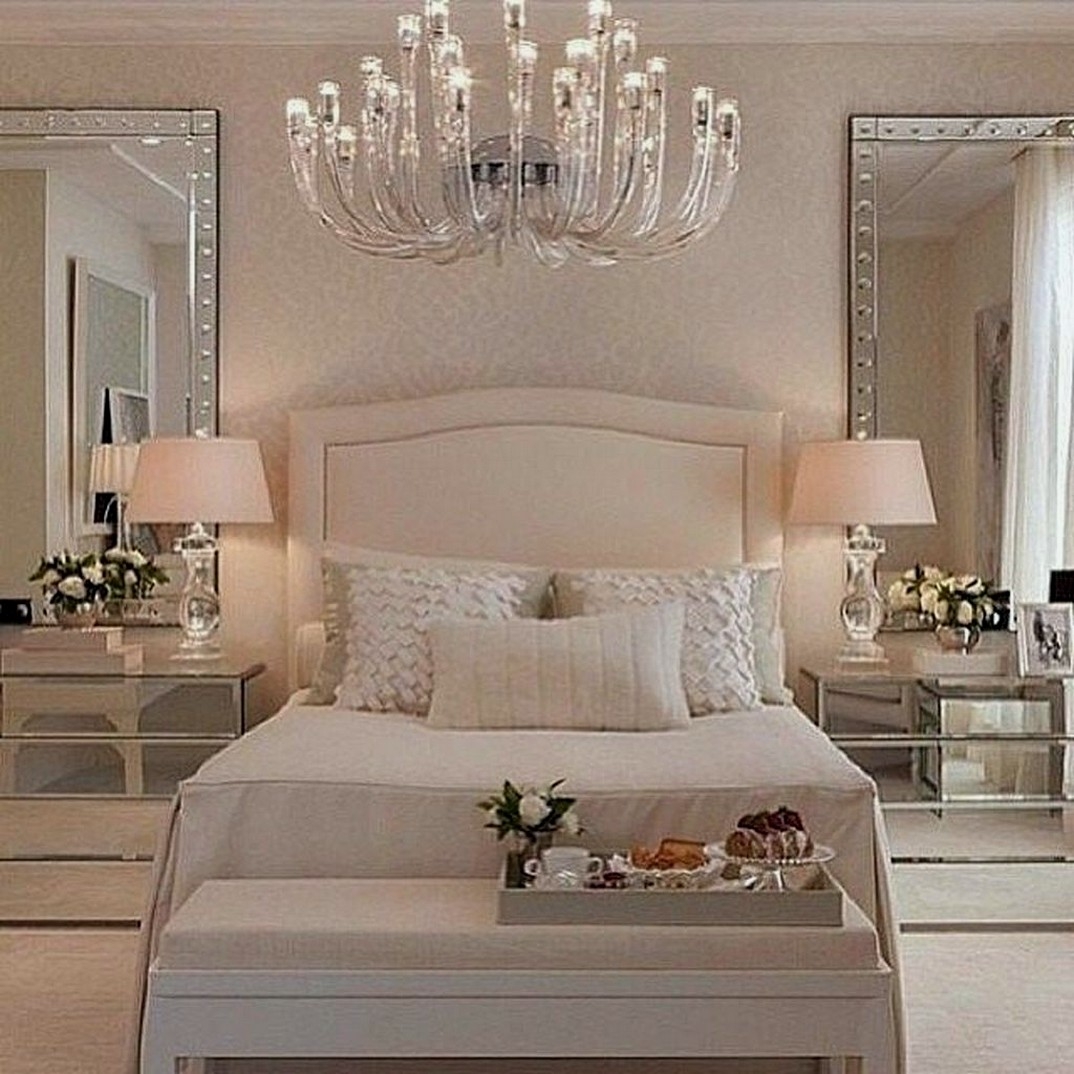 Mirror Behind Nightstand : Pleasant Bedrooms With Mirrors Mirrors Above ... - MirroreD BeD SiDe Table 1