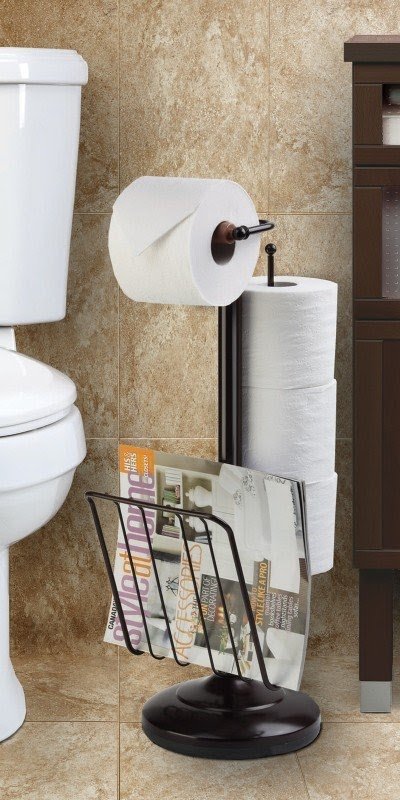 Modern toilet paper stand