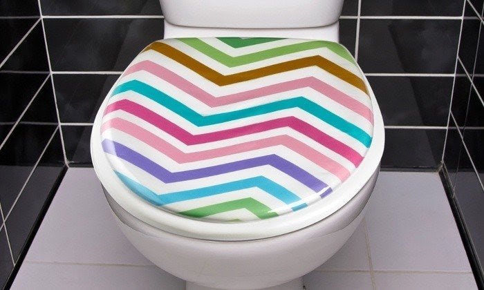 Soft toilet seats with decorative lids multiple designs available