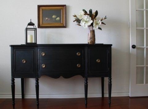 Vintage black sideboard many versions of this around like the