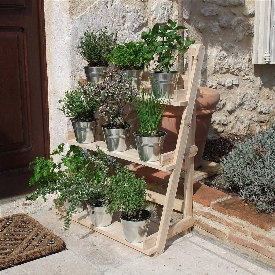 Wood plant stands 30