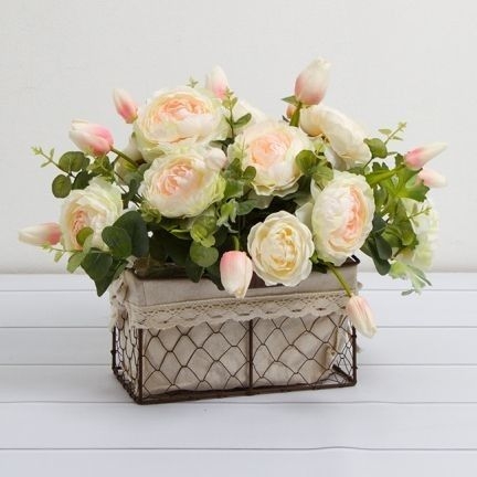 Artificial floral arrangements centerpieces 14