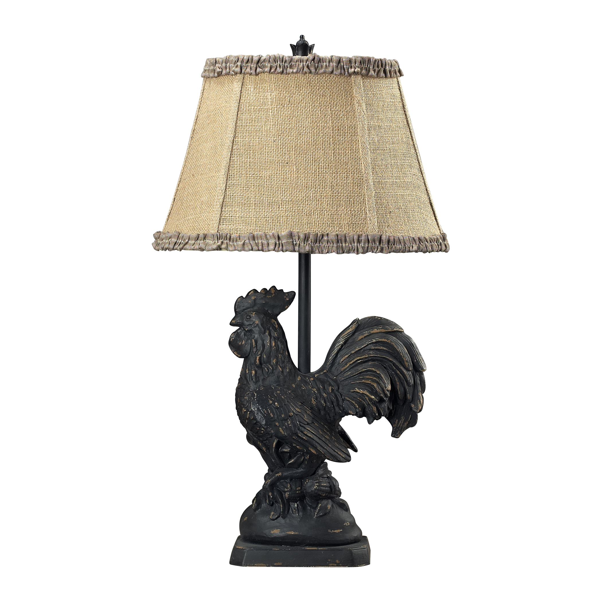 Braysford Rooster 25" H Table Lamp with Empire Shade