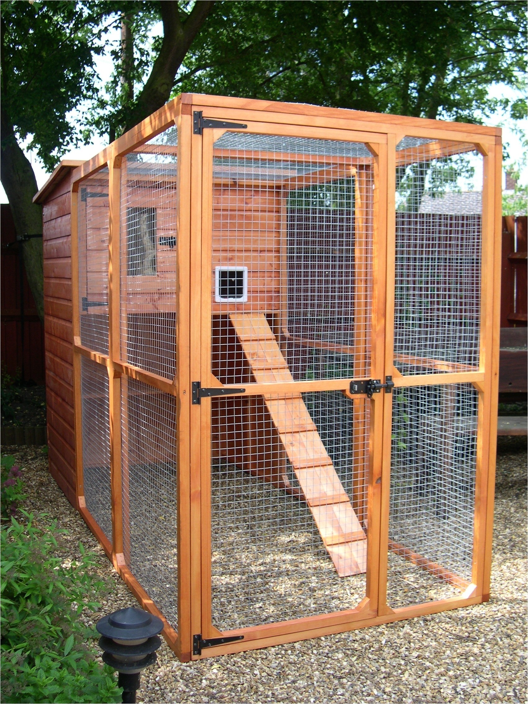 diy outdoor cattery