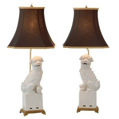 Foo dog lamp and pair at charlotte ivy only 200