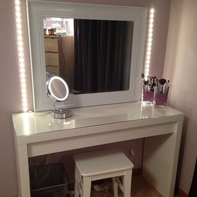 Makeup Table With Mirror And Chair Ideas On Foter