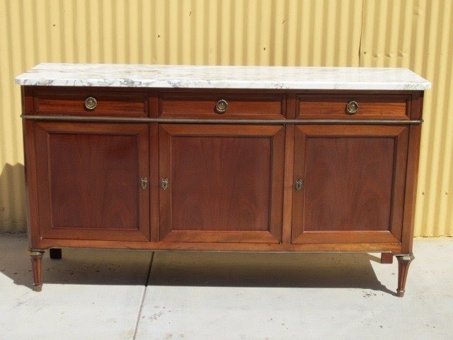 Marble top store buffet sideboard