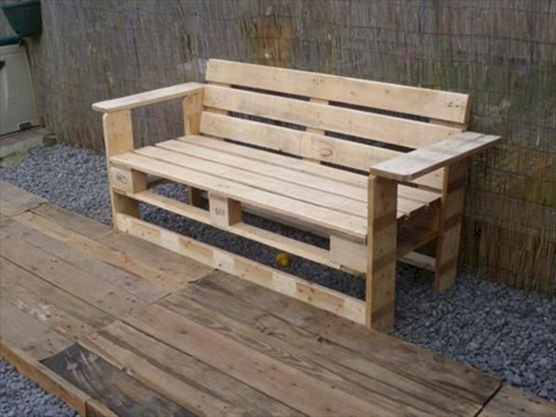 Rustic outdoor benches 4