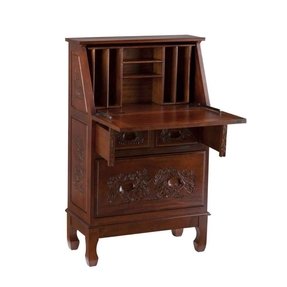 Small Antique Secretary Desk | Wooden Cabinets Vintage