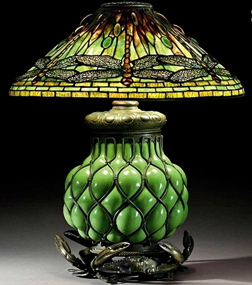 Antique tiffany lamp pinned with pinvolve