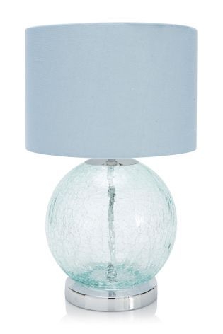 Crackle glass table lamp 17