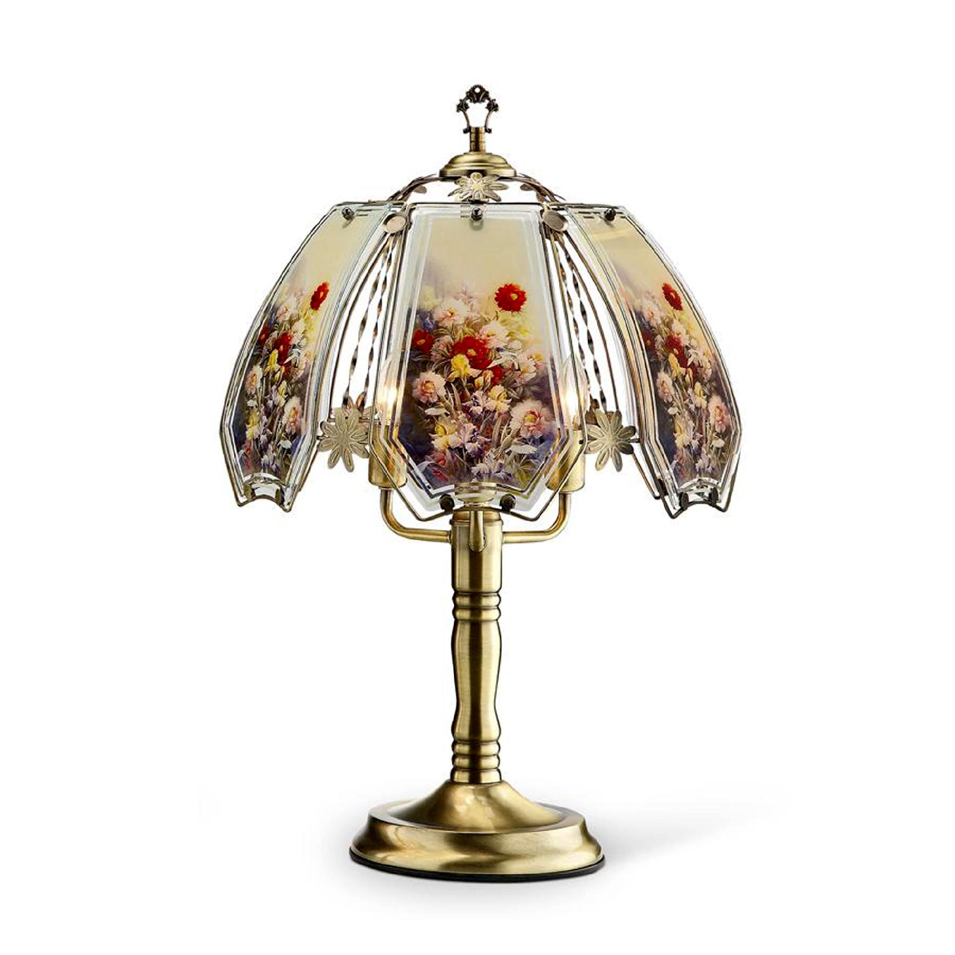 Floral Garden Touch 23.5" H Table Lamp