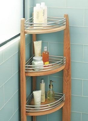 Teak Shower Caddy - Foter  Teak shower, Teak shower shelf, Shower shelves