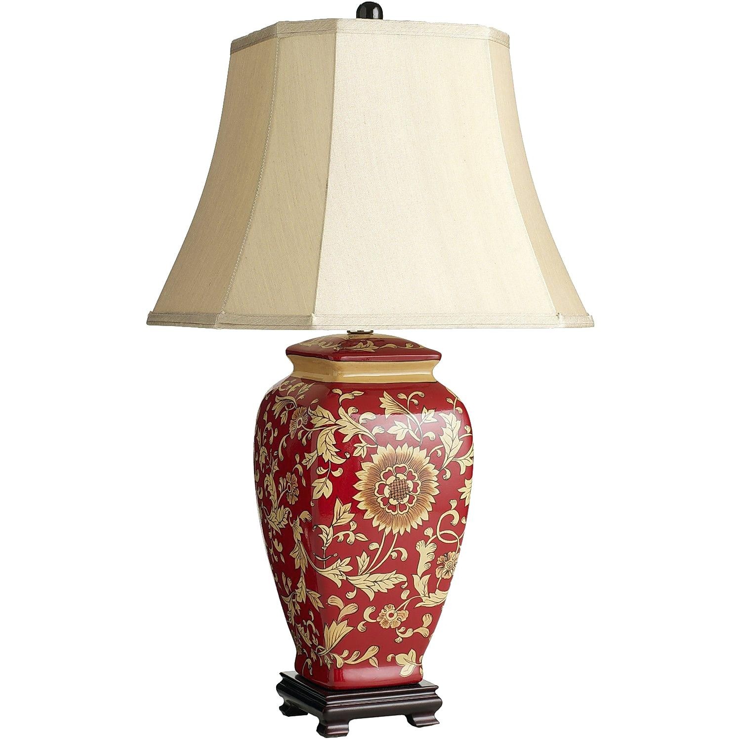 red jar lamp