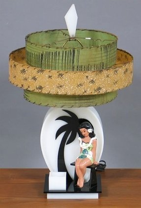 Vintage Hula Girl Lamp - Foter