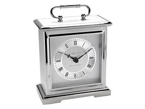 Silver Mantel Clock - Foter