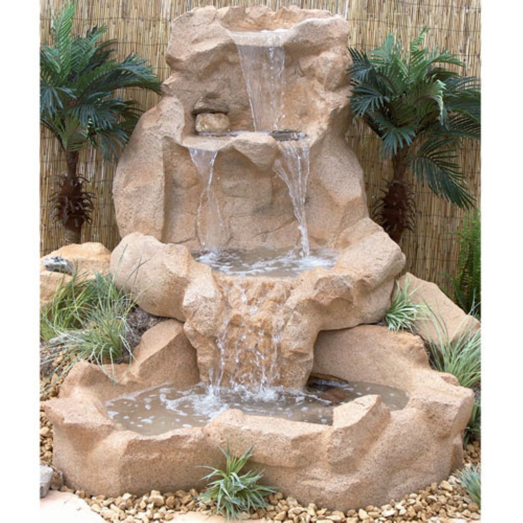 Paradise spillway water fountain traditional outdoor fountains