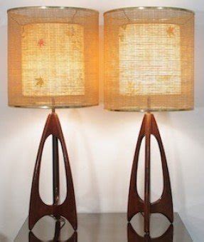 mid century rocket lamp