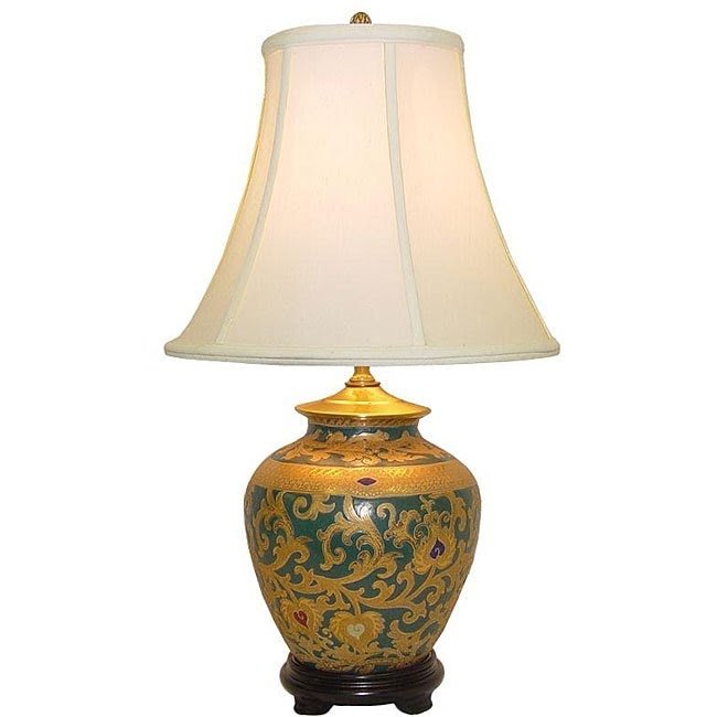Royal everglade 1 light ginger jar porcelain table lamp