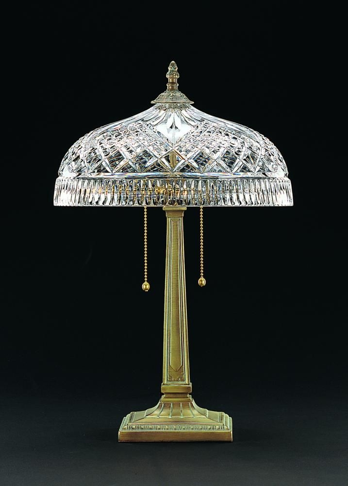 waterford crystal desk lamp