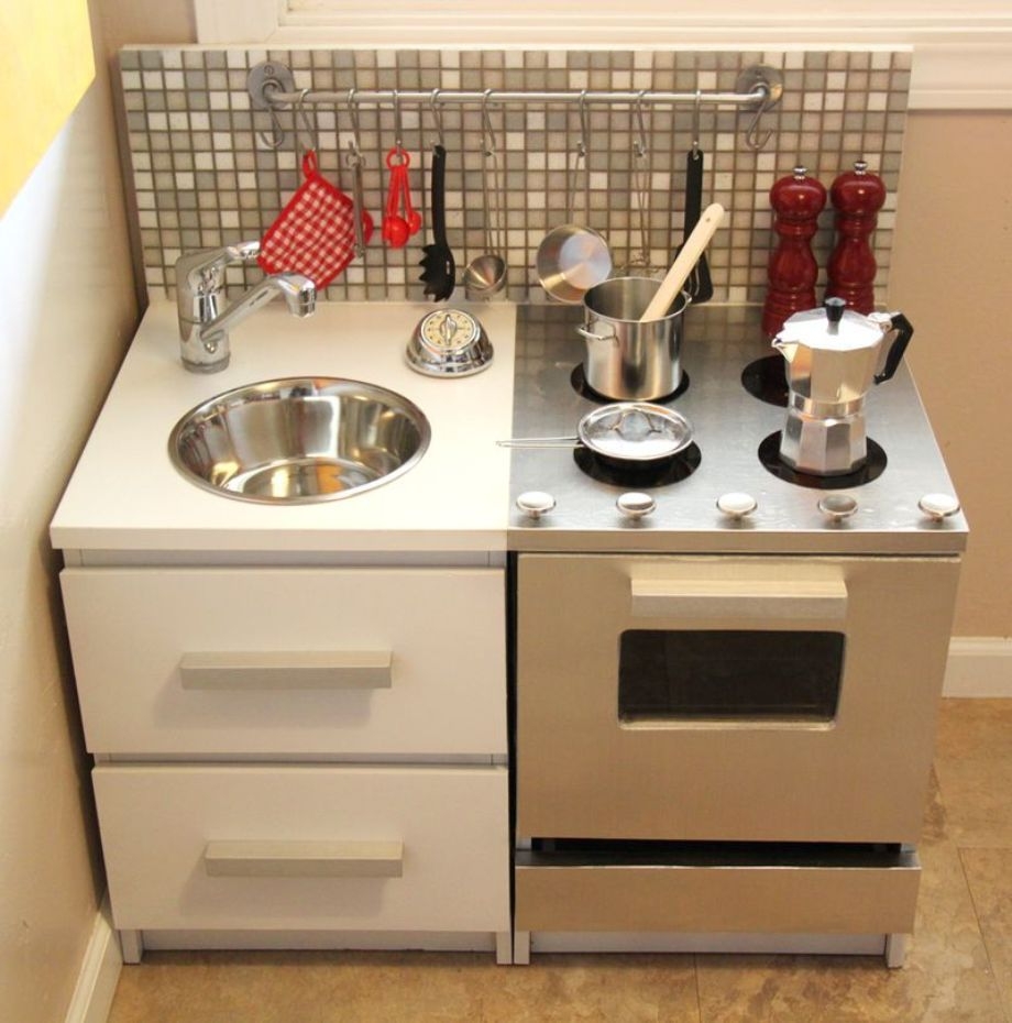 Stainless Steel Play Kitchen Set   Ideas on Foter
