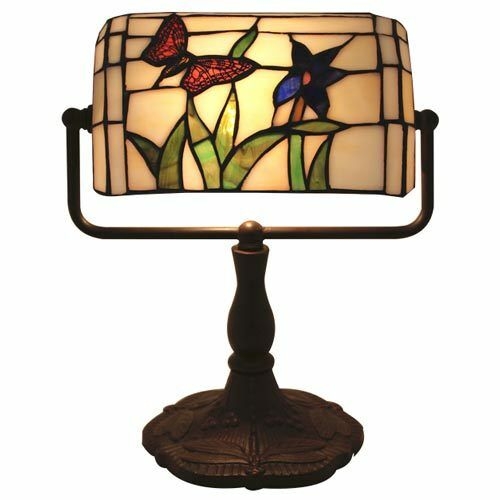 Tiffany style bankers lamp 27