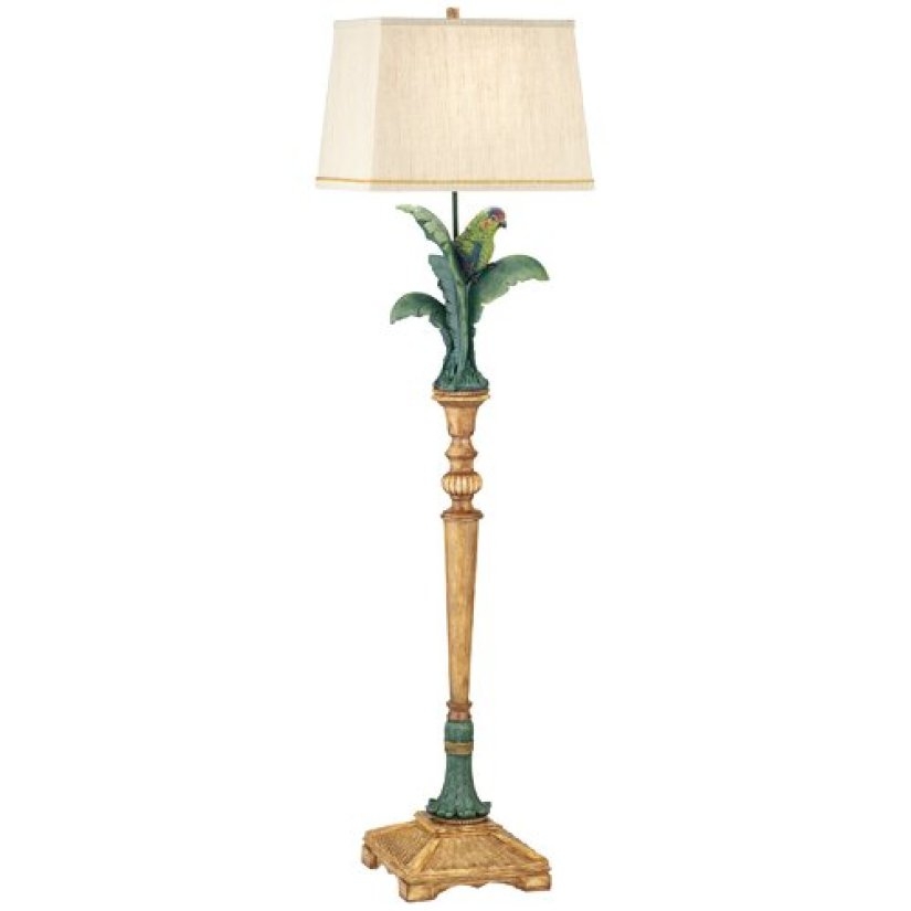 Tropical Parrot 63" Floor Lamp