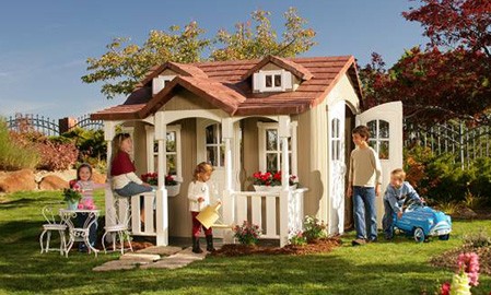 large plastic wendy house