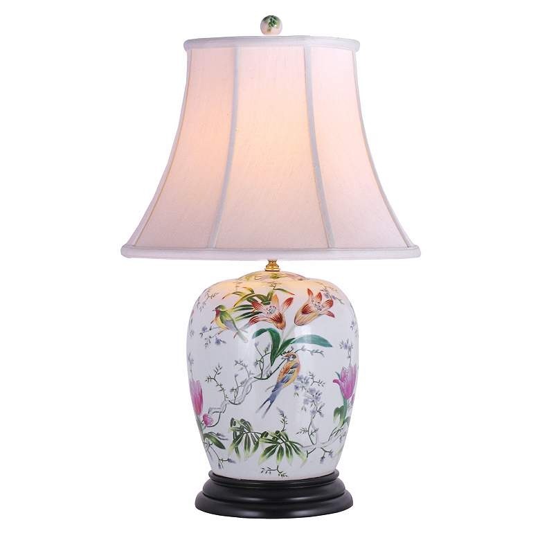 Pink ginger 2024 jar lamp