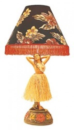 vintage hula girl lamp for sale