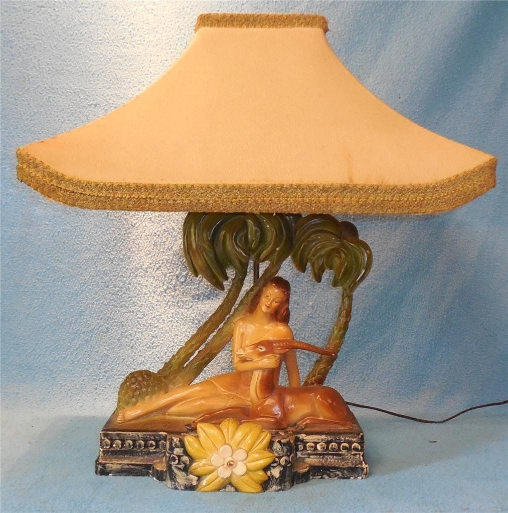 Vintage hula deals lamp