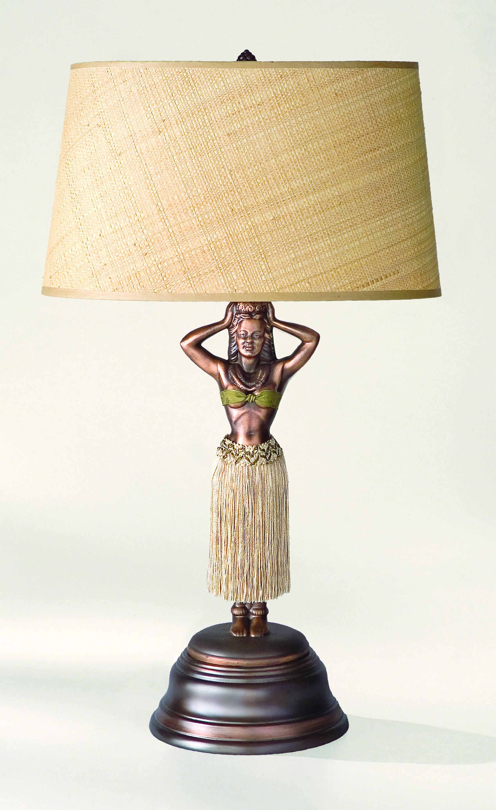 vintage hula girl lamp for sale