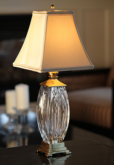 crystal waterford lamp