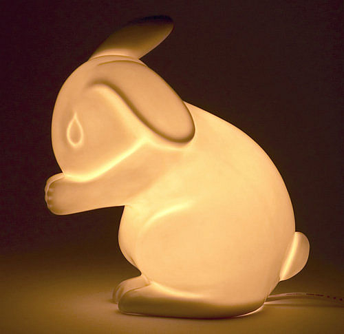 White rabbit lamp 1