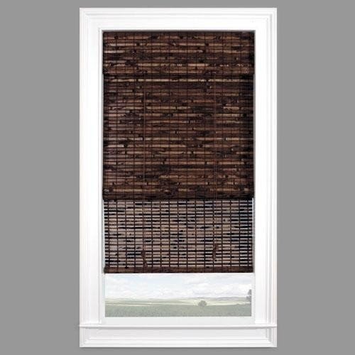 Woven wood shades with optional blackout liner tropical window blinds