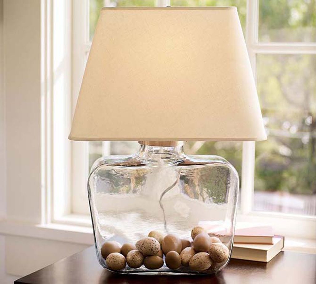 Beach 2024 glass lamp