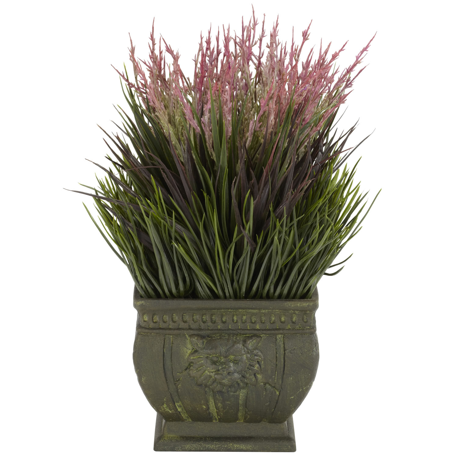Blooming brights faux mixed grass arrangement